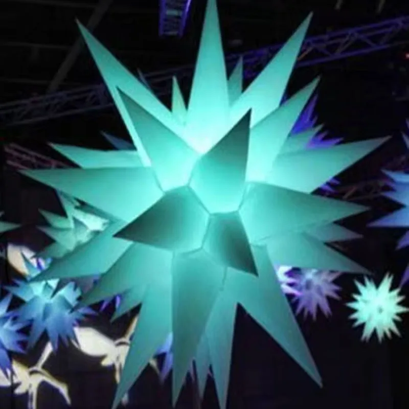 

New Led Inflatable star party decor with led RGB inflatable decoration wedding Brand new