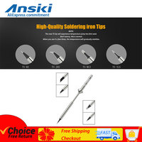 Ansiki High-quality TS Tips for TS100 and TS101 Pine64 Pinecil Replacement Soldering Iron Tip Features include quick heating sta