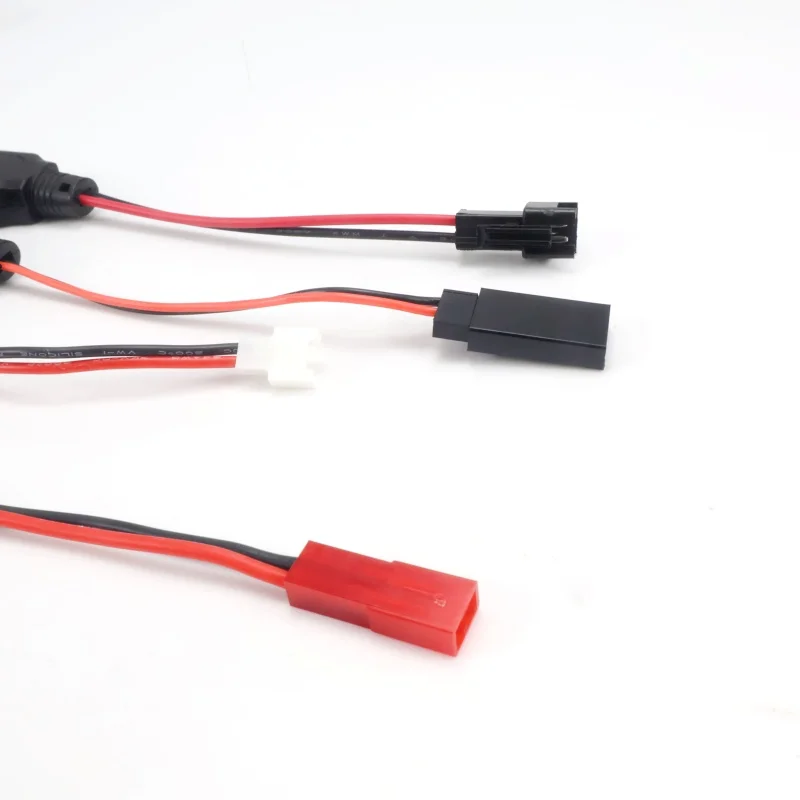 RC USB 충전 3.7V 리튬 배터리 충전기 케이블 USB to JST /SM / 후타바 플러그 3Rc 드론 쿼드콥터용