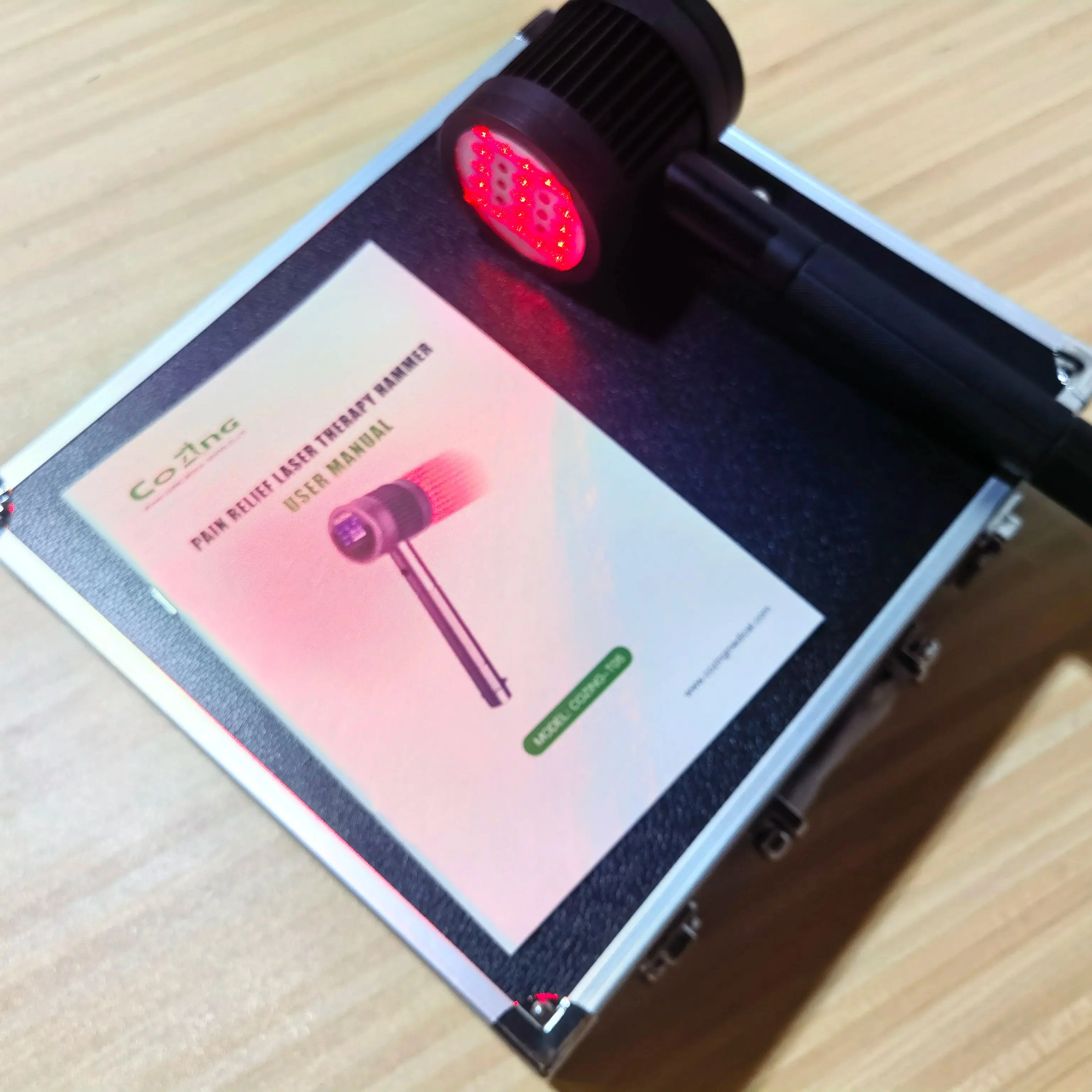 

650nm*19+808nm*6 Device - Deep Tissue Penetration Cold Laser for Chronic Pain & Injury Recovery (Human/Pet Safe)