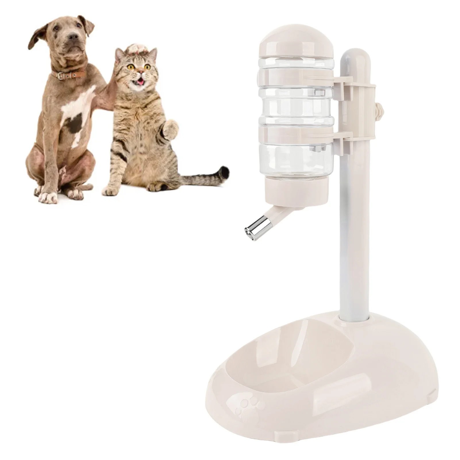 

Диспенсер-поилка для собак на подставке, легко моется, высокая устойчивость, пластиковый, долговечный, для щенков