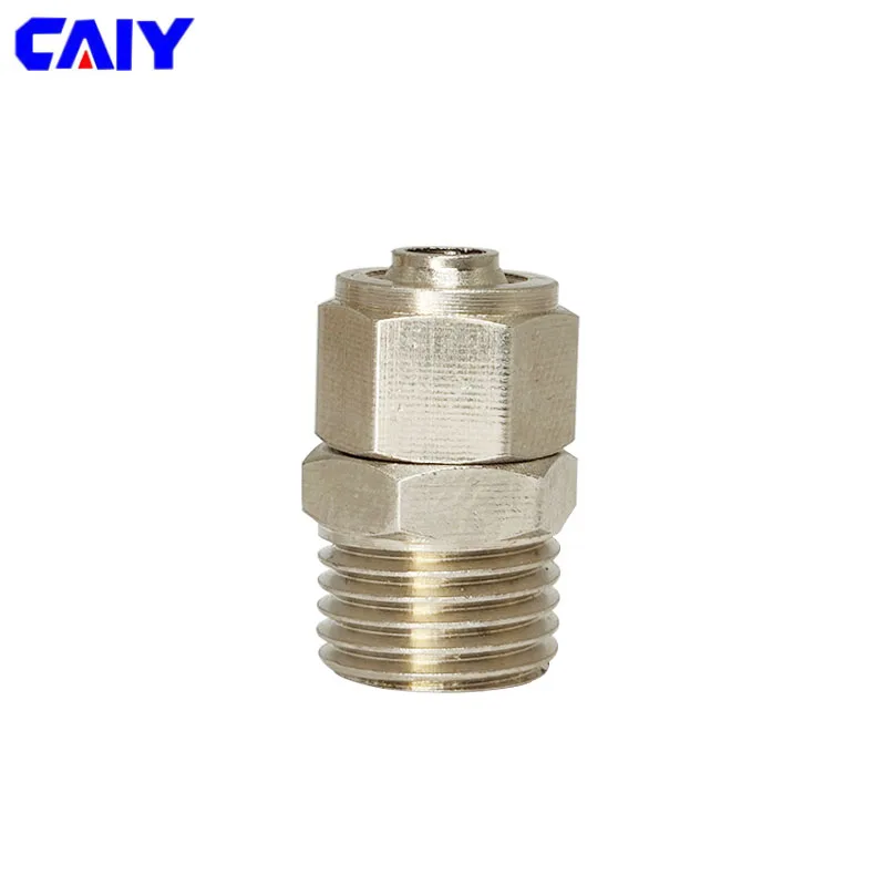 Pneumatic Hose Connector OD PC 4 6 8 10 12 16mm To M5 1/8\