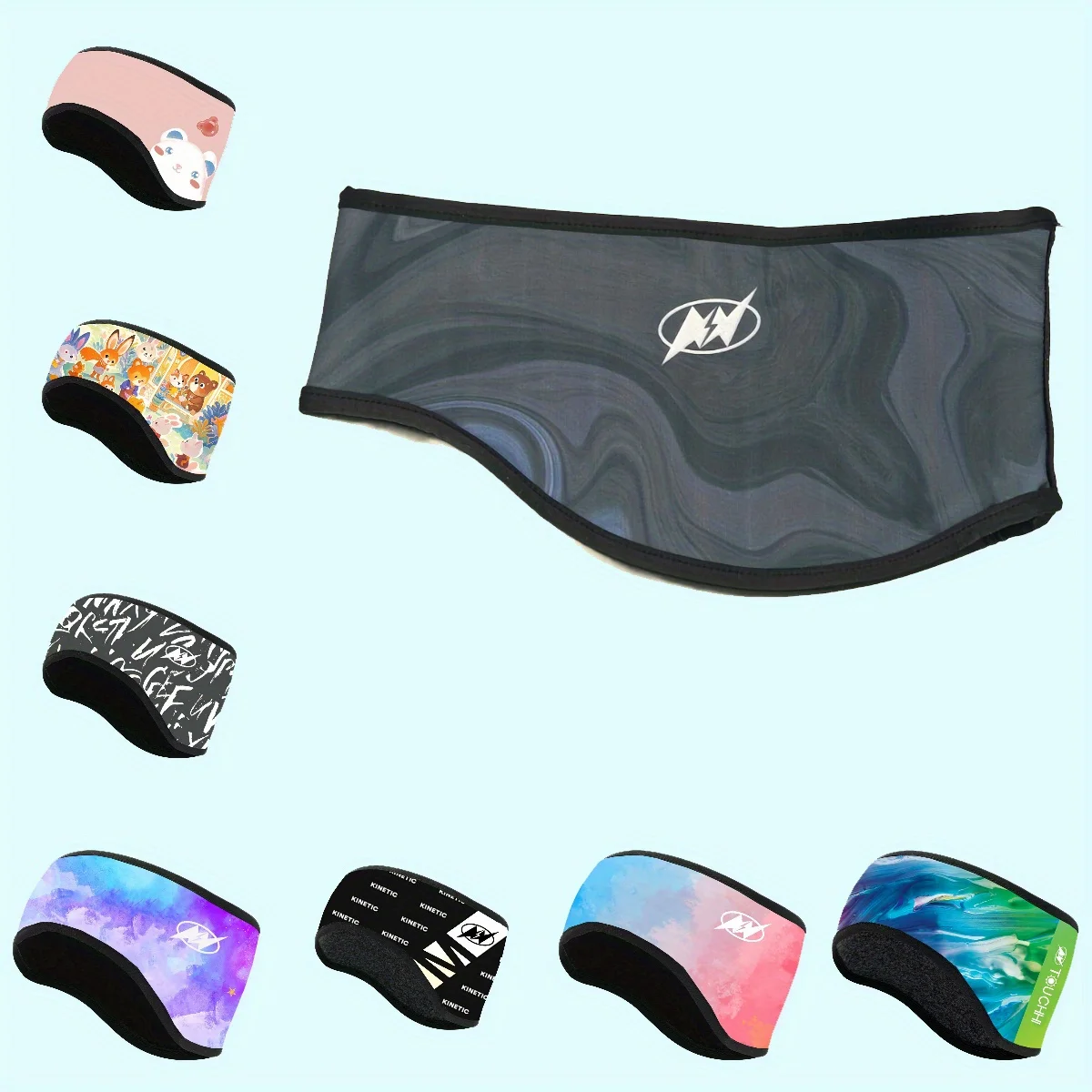 

Outdoor Sports Hair Sweat Fleece Ear Cover Ear Muffs Headband Running Headband Ear Warmer Winter Sweatband