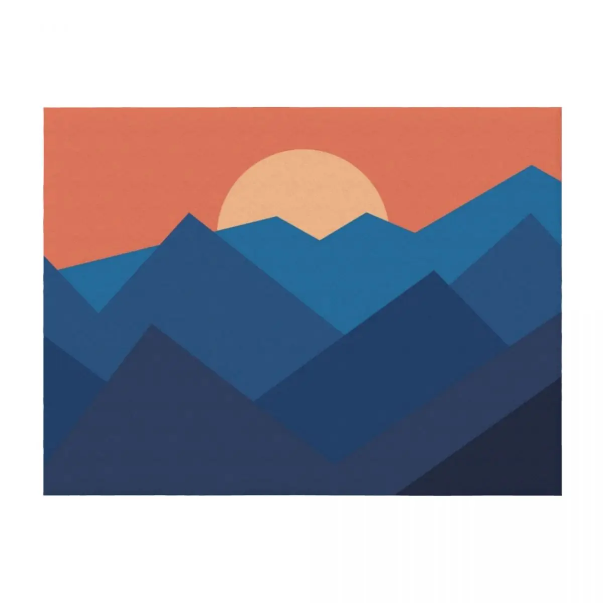 

Mountain sunrise Throw Blanket Luxury Brand Winter beds for sofa Bed Fashionable Blankets