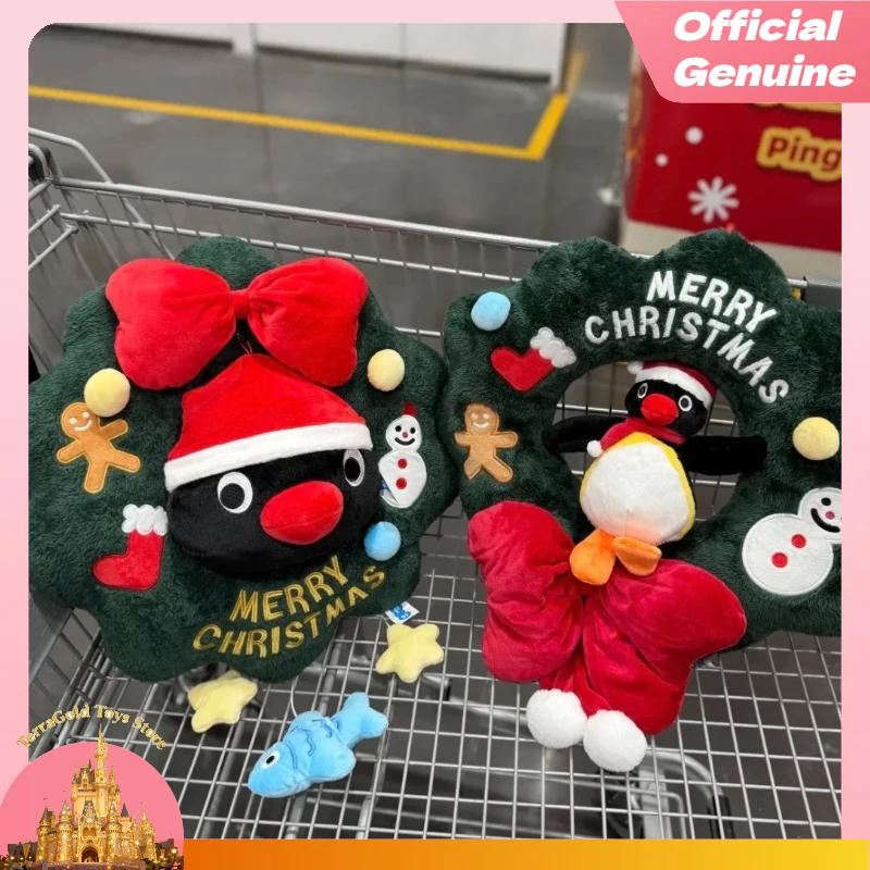 

Новинка! Настоящие милые рождественские подвески Pingu, домашний декор на открытом воздухе, 2025, подарок на Новый год, рождественскую елку, подвесные украшения, вещи Pingu