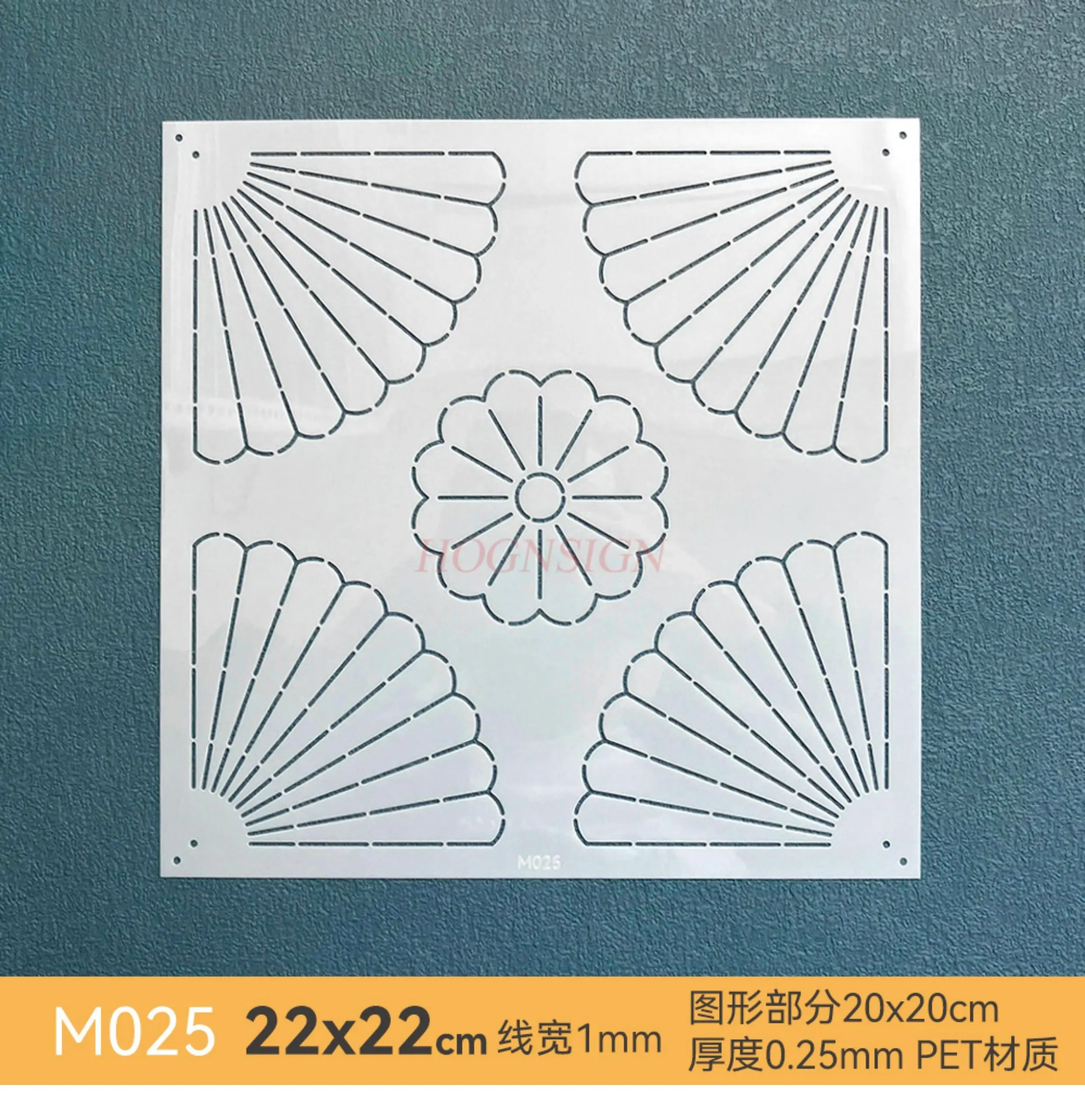 1 قطعة قالب التطريز غرزة أقحوان هندسية نمط طبيعي التطريز قابلة لإعادة الاستخدام اليد DIY بها بنفسك رسم قالب لينة