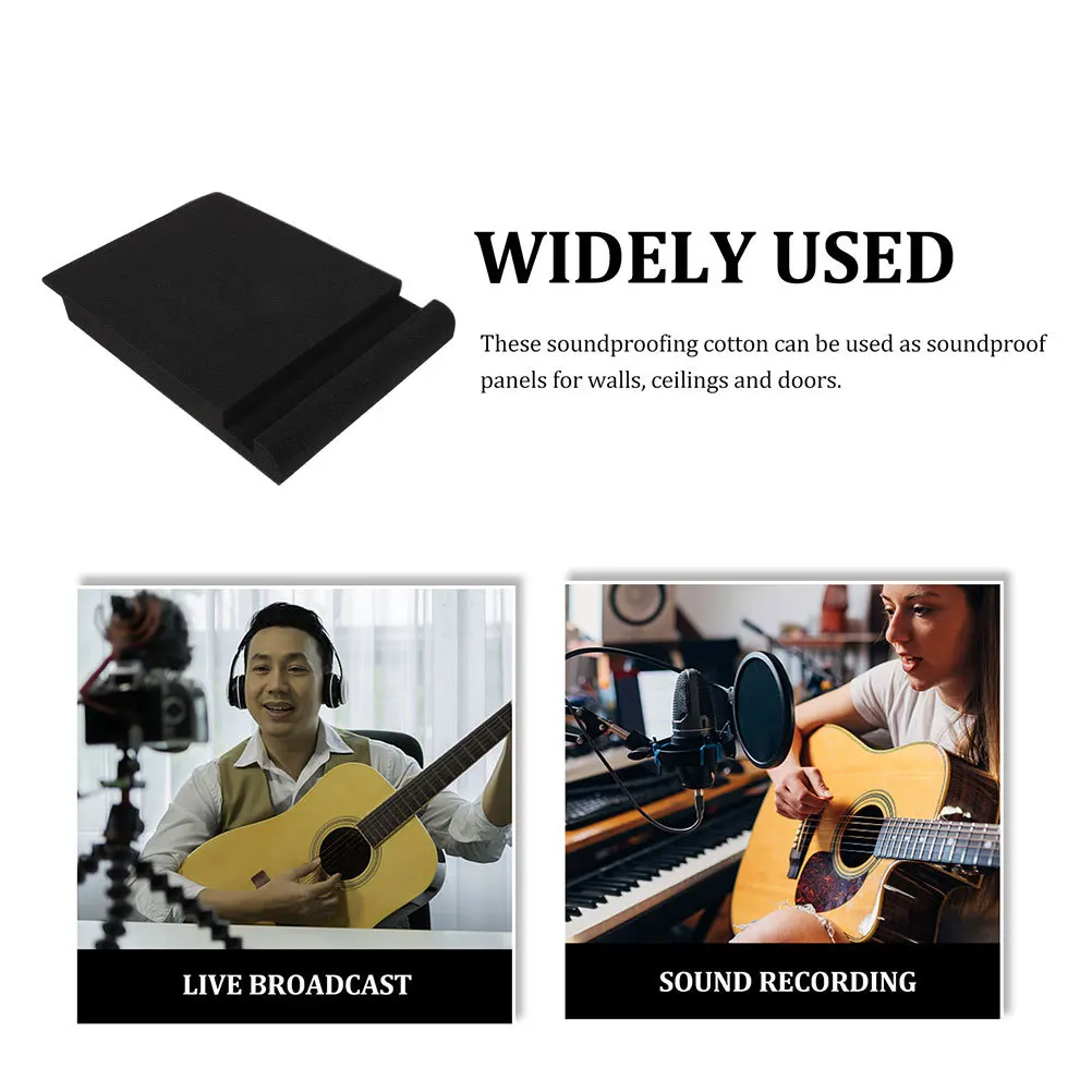 

Speaker Isolation Pad Anti Slip Noise Proof Dense Thick Monitor Stand Acoustic Sound Absorbing Panel for Studio Office Home