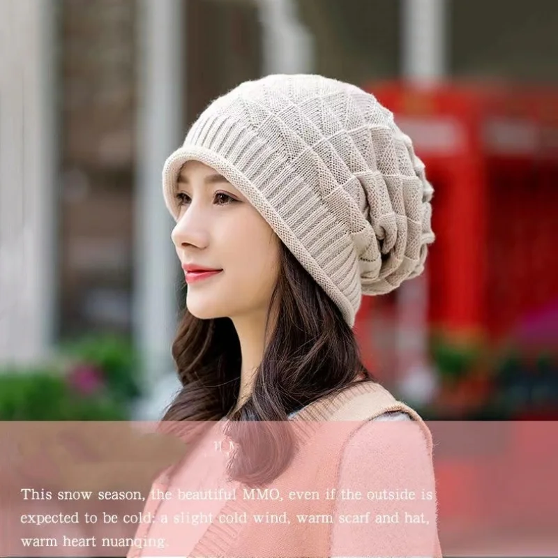 Men'S Loose Beanie Elegant Winter Hat Windproof Cap Fashionable Women'S Baggy Hat For Postpartum Wear Cold Weather Daily Outings