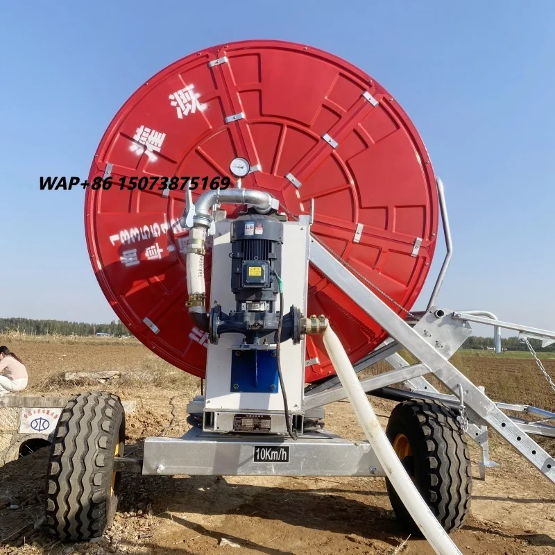 Mobile Linear Sprinkler Irrigation Machine for Open Field Crop Watering System