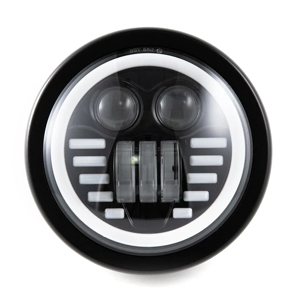 TCYATO  5.75-inch integrated high and low beam headlight with aperture for motorcycle modification LED assembly
