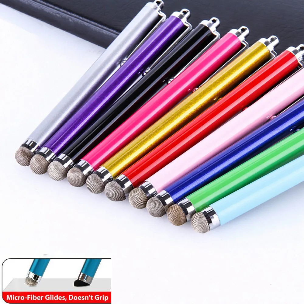 Caneta Stylus Capacitiva Universal Touchscreens de Alta Precisão, Compatível com iOS, Android, Kindle, iPad, iPhone, Tablets, 10pcs por conjunto