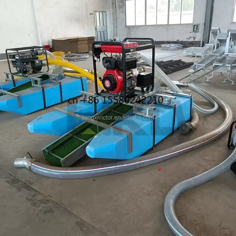 2026 hot High Pressure Portable River Dredger Machine Hot Sale Gold Mining Equipment for 3/4/5inch Pump 3TPH 6m