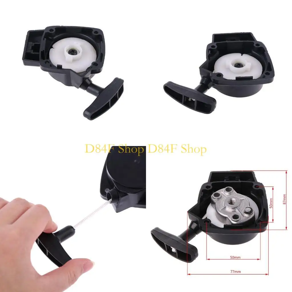 D84F 1Set 26CC 1E34F Brush Grass Hedge Trimmers Starter with Pulley Plate Repla