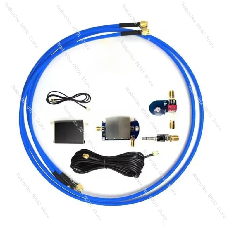 HFDY Loop Wideband Active Small Magnetic Loop Antenna HF Short Wave AM FM VHF UHF For SDR Receiver Radio Tescun Malahiteam