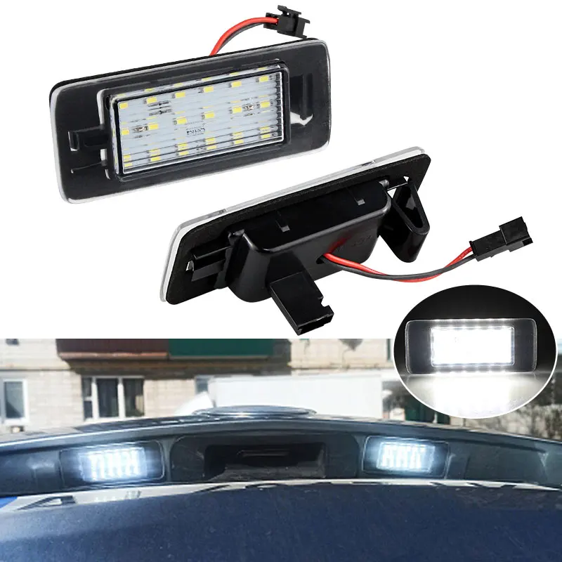 

2 шт. для Cadillac Escalade & Escalade 2015-2020 ESV GMC Yukon Chevrolet Suburban Tahoe белый светодиодный светильник номерного знака OEM13590043