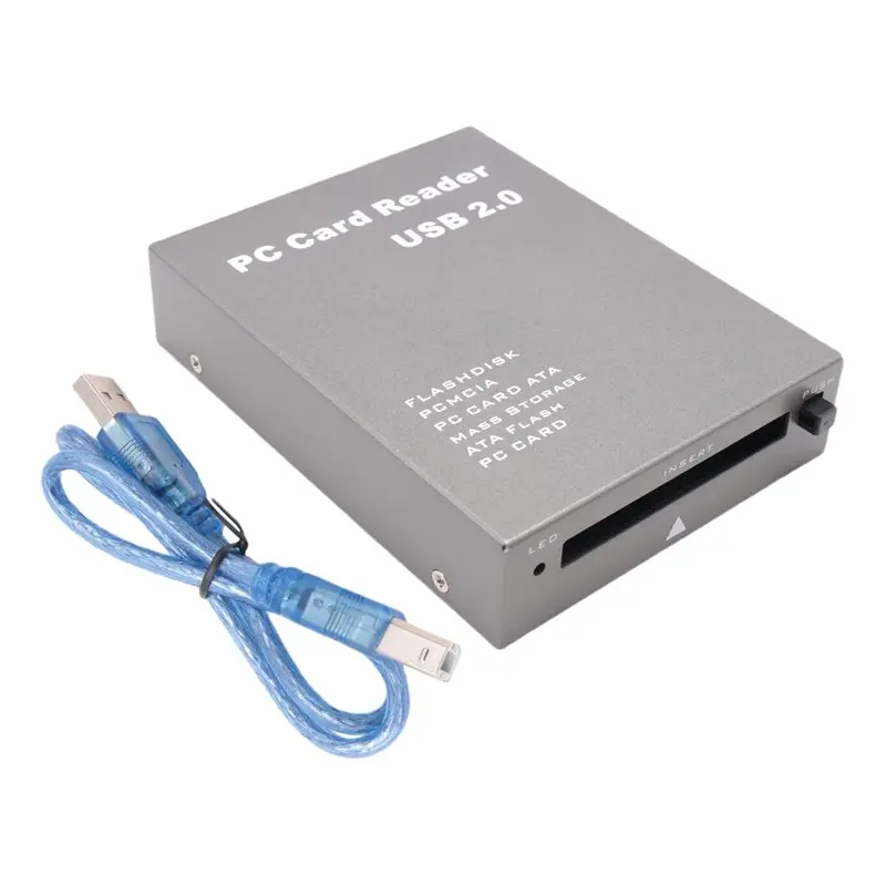 Highly Recommended USB2.0 PCMCIA Card Reader ATA Card Reader PC Card Reader USB 2.0 To PC ATA PCMCIA Adapter Flash Disk Memory C