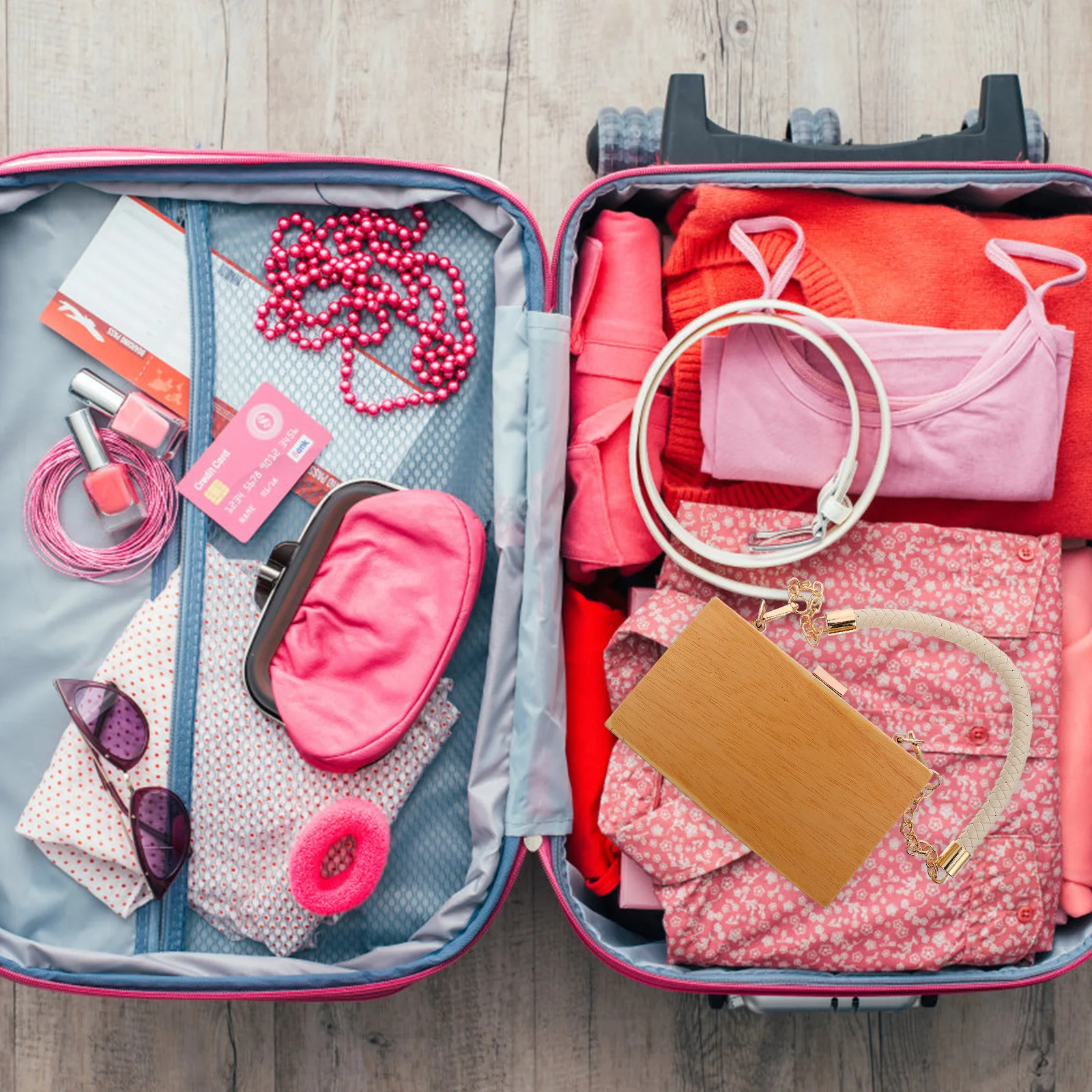 حزام حقيبة بديل يمكنك صنعه بنفسك حزام كتف منسوج متين قابل للفصل لحقائب اليد ملحق القابض الصغير #1