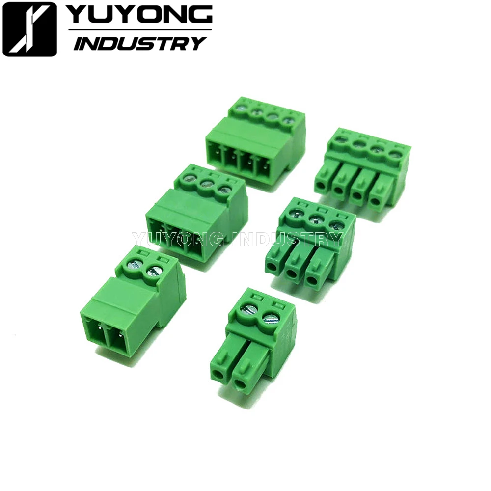 2pin/3pin/4pin Pluggable Extension Connectors  Pair Male/Female Extension Connectors for CNC Workbee C-Beam