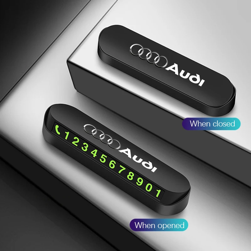 

Car Parking Contact Number Plate Move Car Contact Card For Audi A3 A4 A6 Q5 A5 A1 Q3 Q7 A7 TT Q2 SQ5 RSQ3 RSQ8 S3 S4 RS5 RS6 S7
