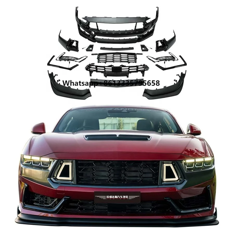 

Dark Horse Style LED Light Front Bumper for Ford Mustang Body Kits with New Condition and Fog Light Cut-Outs