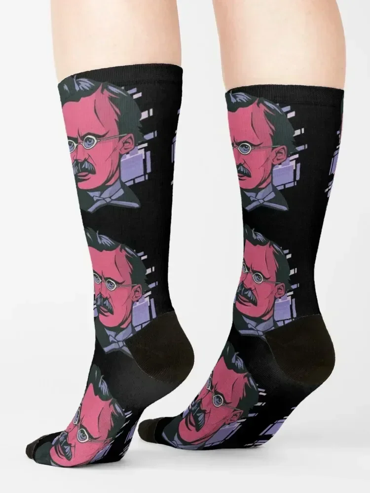 Nietzsche philosopher Socks heated Children's set Rugby Socks For Women Men's