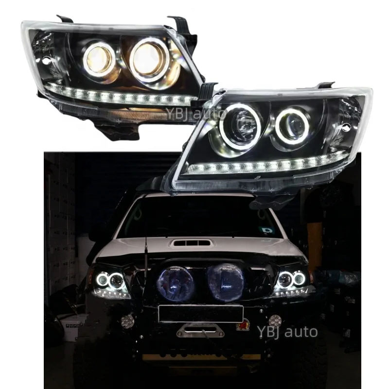 

Light Emitting Diode Front Bumper Light Retrofit Retrofit Light New KUN45 for HILUX Vigo 2005-2014 Headlights