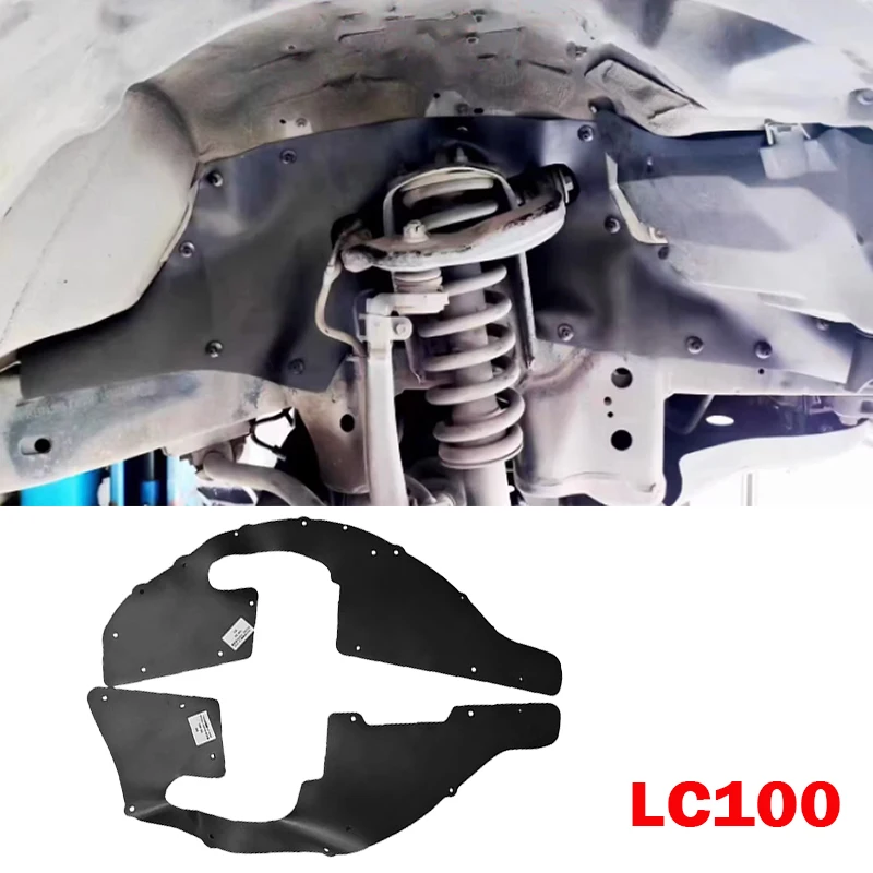 FOR LAND CRUISER LC100 LEXUS LX470 FRONT WHEEL INSIDE FENDER MODIFIED CROSS-MEMBER LINER SHOCK MAT LINER FENDER ACCESSORI - Image 2