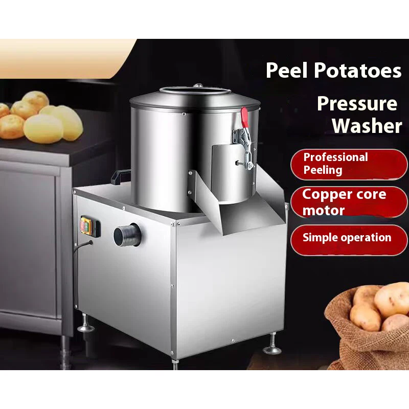Stainless Steel Vegetable Processing Potato Washing Peeling Machine Taro Carrot Fruit Vegetable Peeler