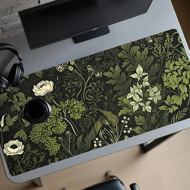 

Mouse Pad Flowers Plants and Trees Gaming Mouse Mat Desk Mat Laptop Accessories Carpet Playmat Desk Pad Gadgets Mousepad Xxl