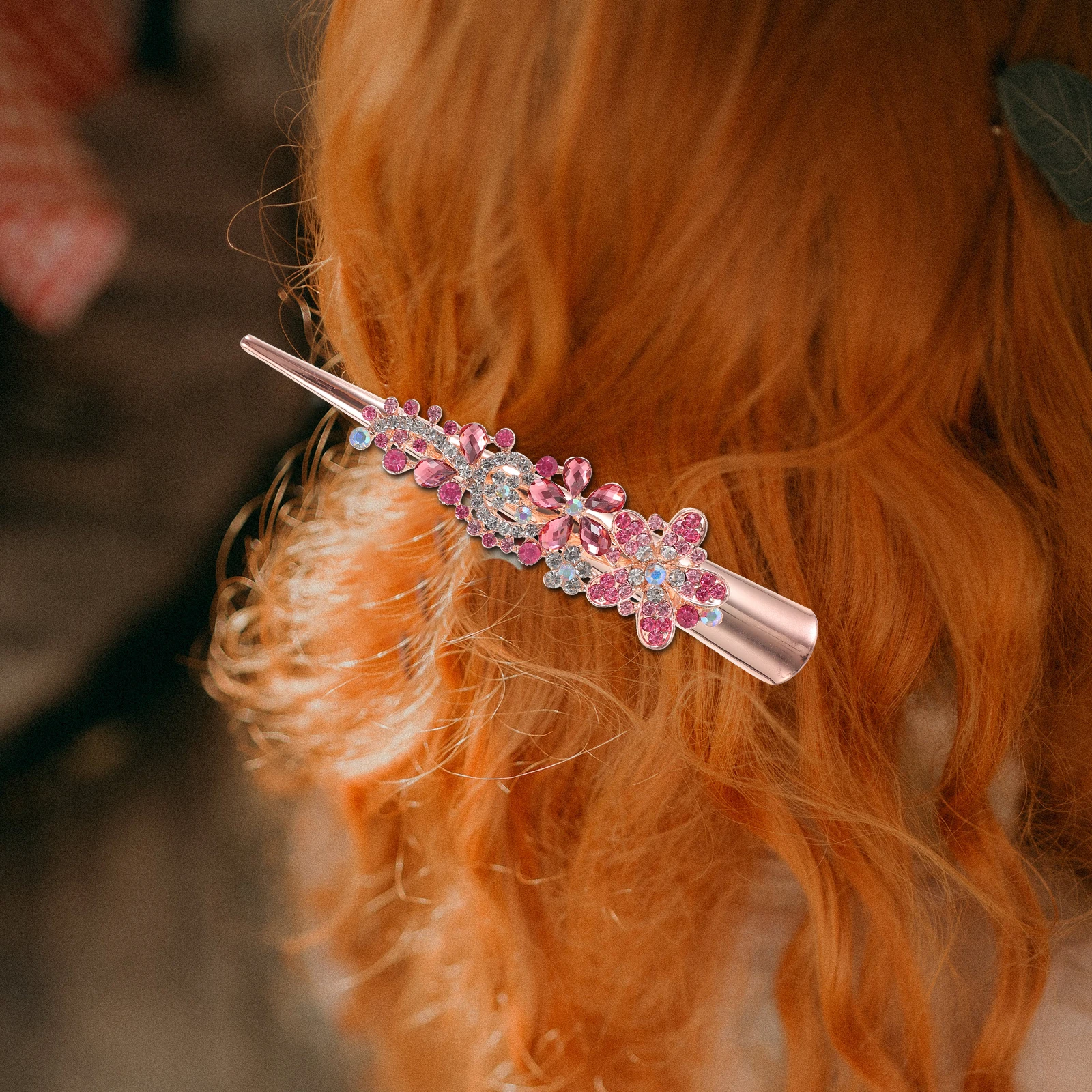

Horn Hair Women Large Sharp Mouth Clip White Metal Accessories Hair Styling Tools Wedding Birthday Prom Retro Hairpin