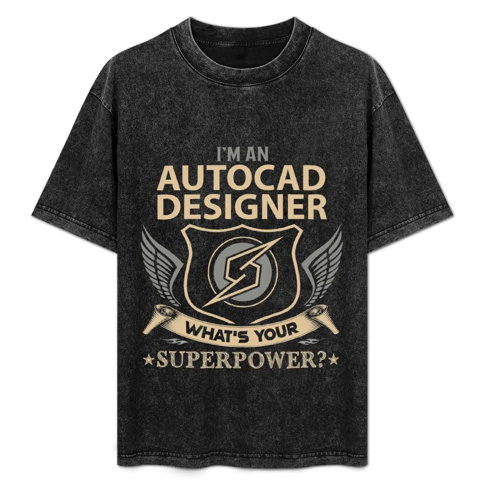 Camiseta Autocad Designer - Camiseta Superpower Job Gift Item, camiseta deportiva para actividades al aire libre
