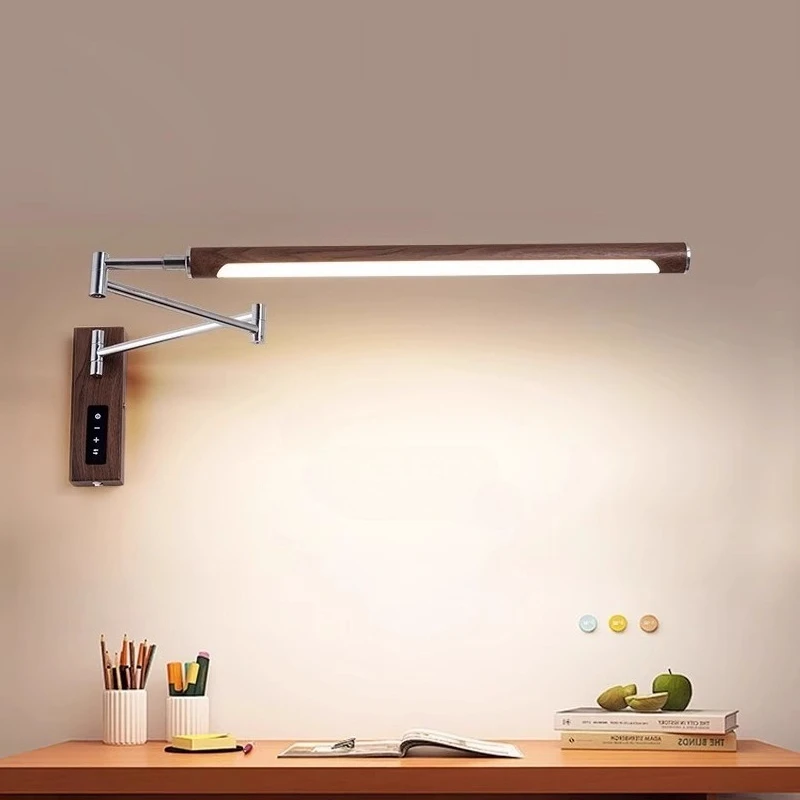 

Современные настенные светильники для обучения, защиты глаз, светодиодные настенные светильники, настенные бра с коромысным кронштейном, спальня, кабинет, библиотека, школьные светильники для чтения