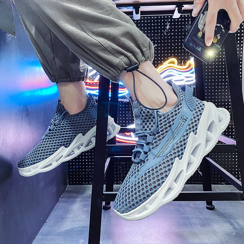 Man Casual Sneaker Shoes For Men Thick Platform White Mesh Athletic Trend 2024 Designer Cheap Promotion Hot Customs Products Gym