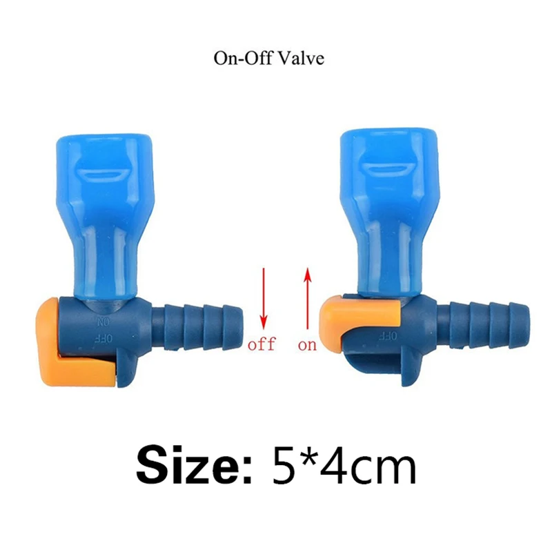 Blue Water Bag Silicone Nozzle Cycling Water Bag Nozzle 5 * 4 * 2cm Food Grade Silicone Mouthpiece 1pc