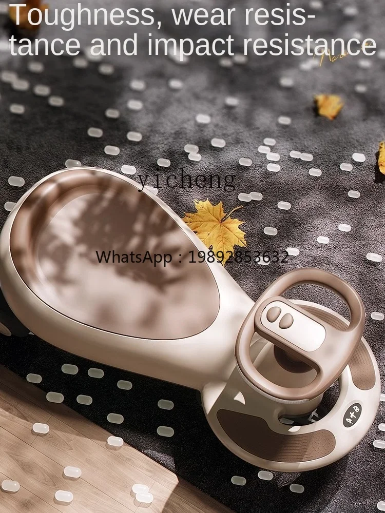 ZZ Baby Swing Car Yo-Yo Toy Silent Wheel Music Universal Wheel Anti-Rollover