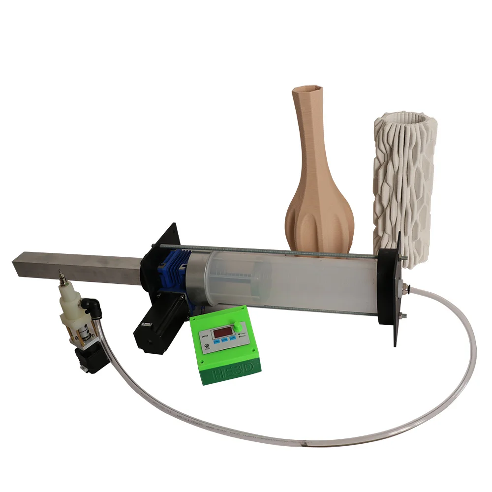 Ceramic 3D printer, clay printer 2Liters barrel  Upgrade Kit Package powerful strength with auger extruder