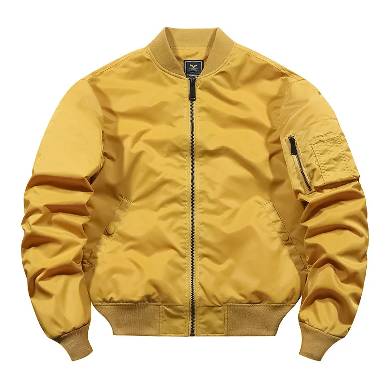 New Fashion Men Flight Jackets Multi-pockets Bomber Jackets Quality Male Outwear Casual Baseball Jackets Men Loose Cargo Coats - view 3