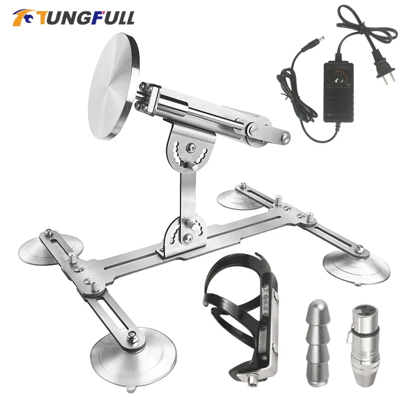Kit d'actionneur linéaire télescopique TUNGFULL 39 mm avec support de montage, moteur à tige de poussée électrique à vitesse variable et mouvement alternatif