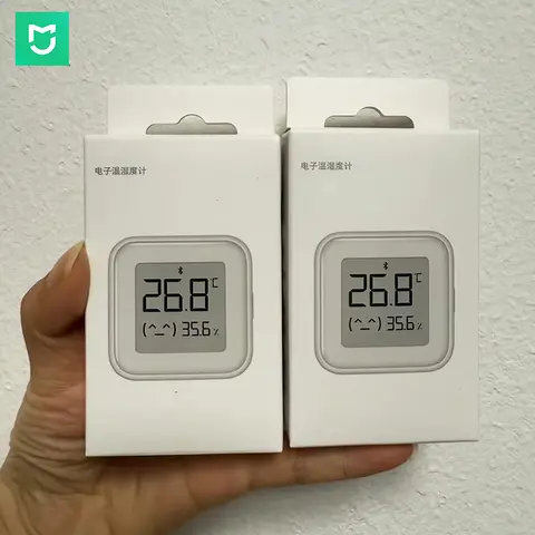 Mijia Electronic Ink Screen Thermometer Humidity Bluetooth-compatible Wireless Electric Hygrometer Smart Work For Xiaomi APP