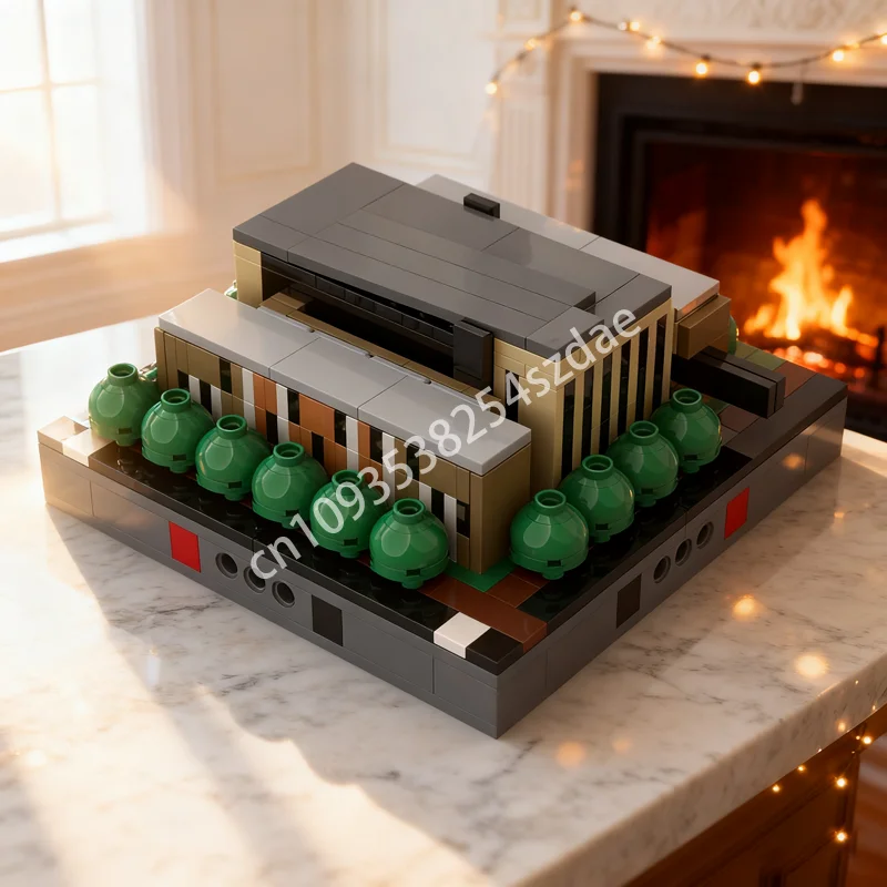 432 قطعة MOC Lofts The Ballpark 2 نموذج معمار اللبنات العمارة تجميع فكرة هدية الكريسماس لعبة أطفال عيد ميلاد #1