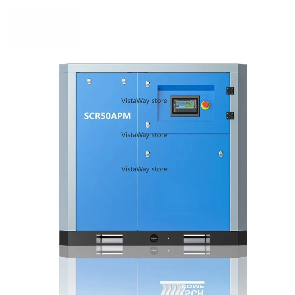 Compresor de aire de tornillo giratorio magnético permanente de 37-75kw 25-100hp con inversor (SCR30APM)