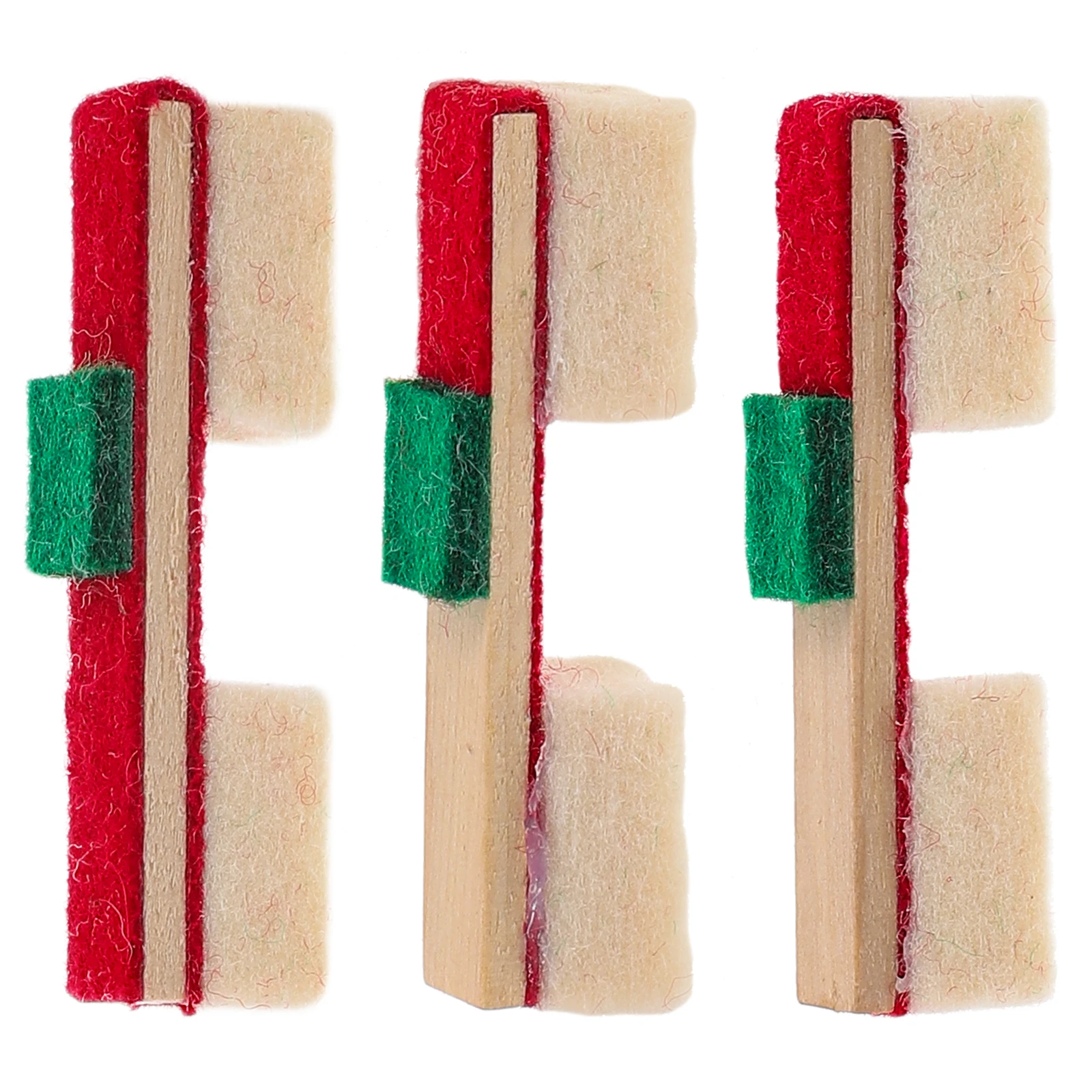 

3 Pcs Piano Soundproofing Accessories Accessory Bass Material Tool Mute Block Wool Felt Professional Silencers