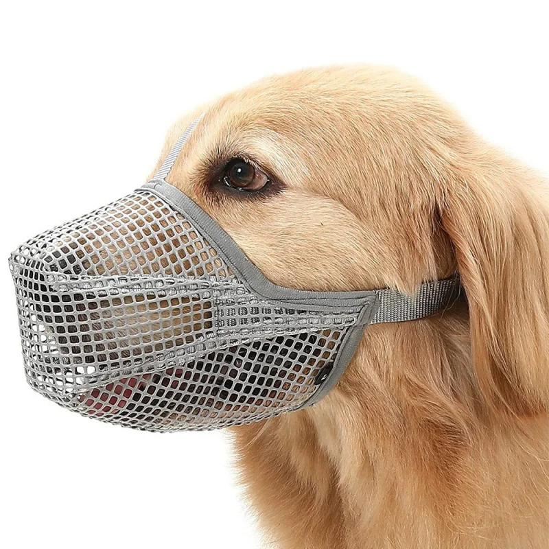 Dog Mouth Cover Anti-Barking New Product Pet Muzzle Mesh Muzzles Dog Anti-Bite Anti-Miseating Bark-Stop Breathable Pet