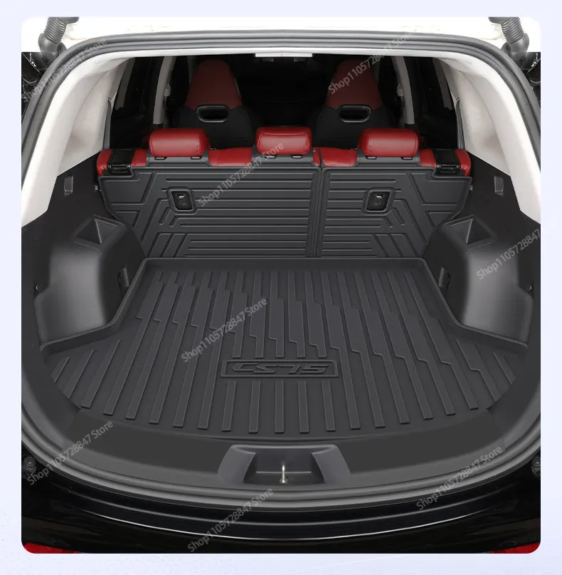 For Changan CS75 PLUS 2023-2026 TPE Trunk Mat Ultra Cargo Liner Waterproof Anti-Scratch Rear Boot Protector Interior Accessories