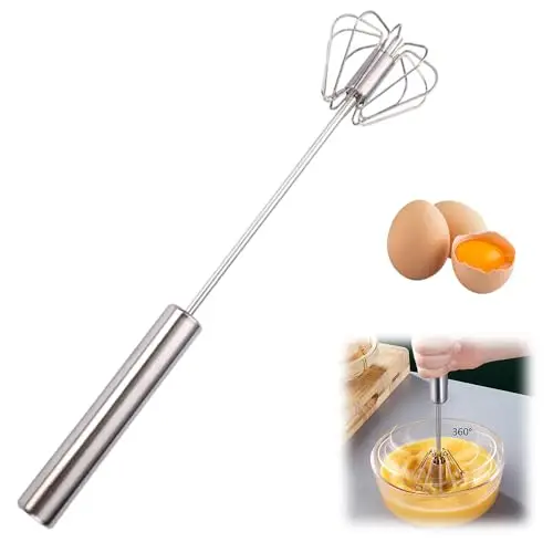 Semi-Automatic Egg Cream Mixer - Labor-Saving Handheld for Baking Cake Dessert Making