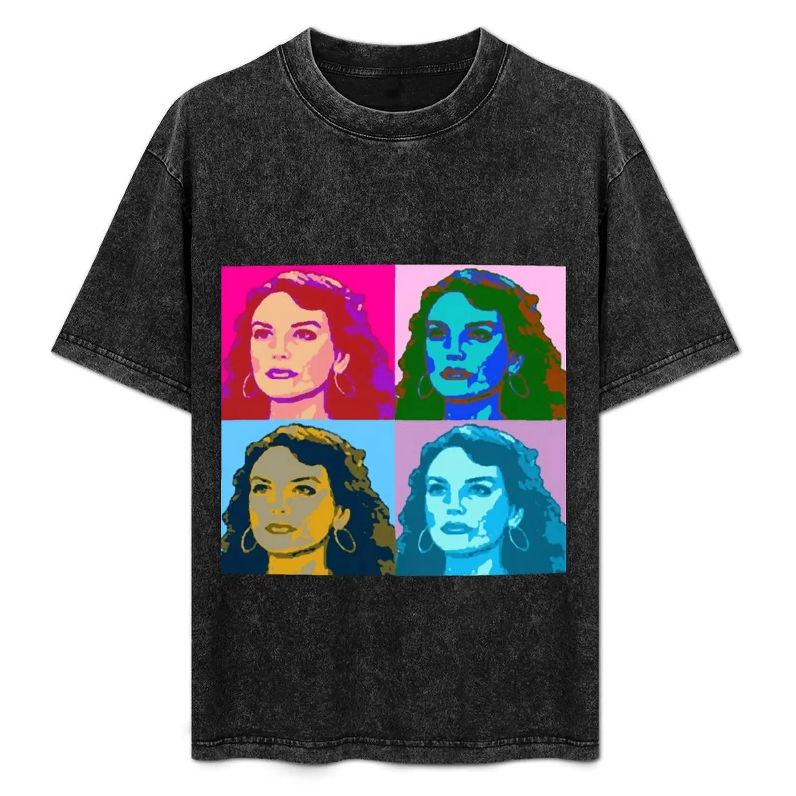 

Warholized Elaine Marley (Monkey Island X Andy Warhol) - Clothing, gadgets & face masks T-Shirt Casual Holiday Short Sleeve Tee
