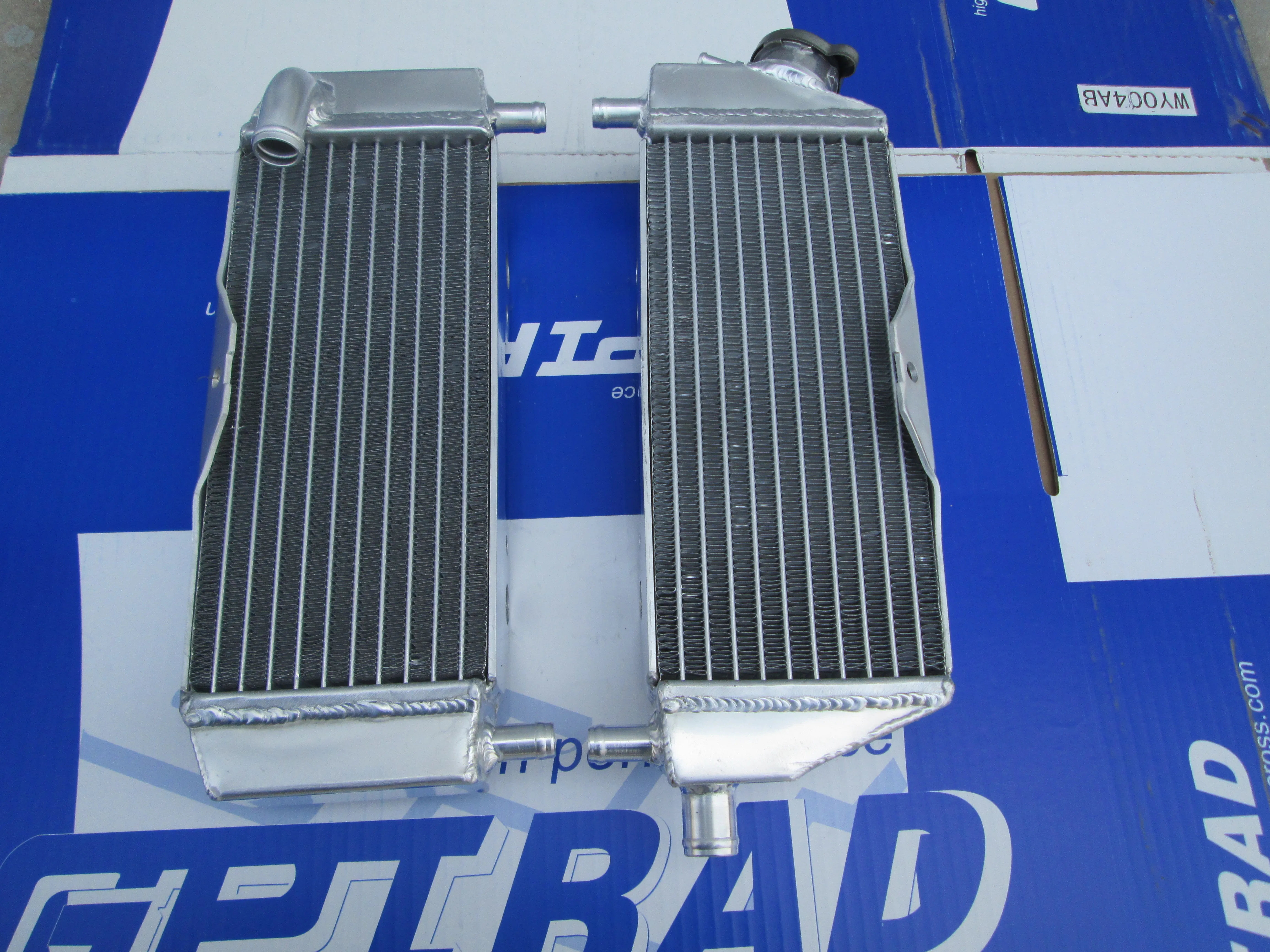 

For 2005-2007 Kawasaki KX250 Aluminum Radiator Cooler Cooling Coolant 2005 2006 2007