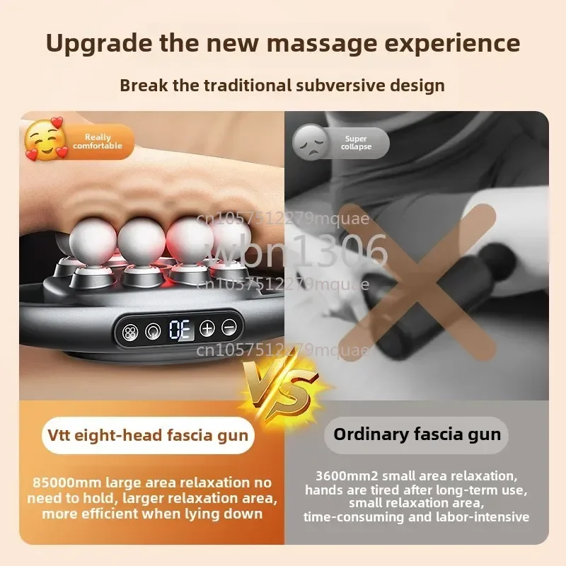 Sixteen fascia gun muscle relaxation massager 49KG powerful blow eight massage gun