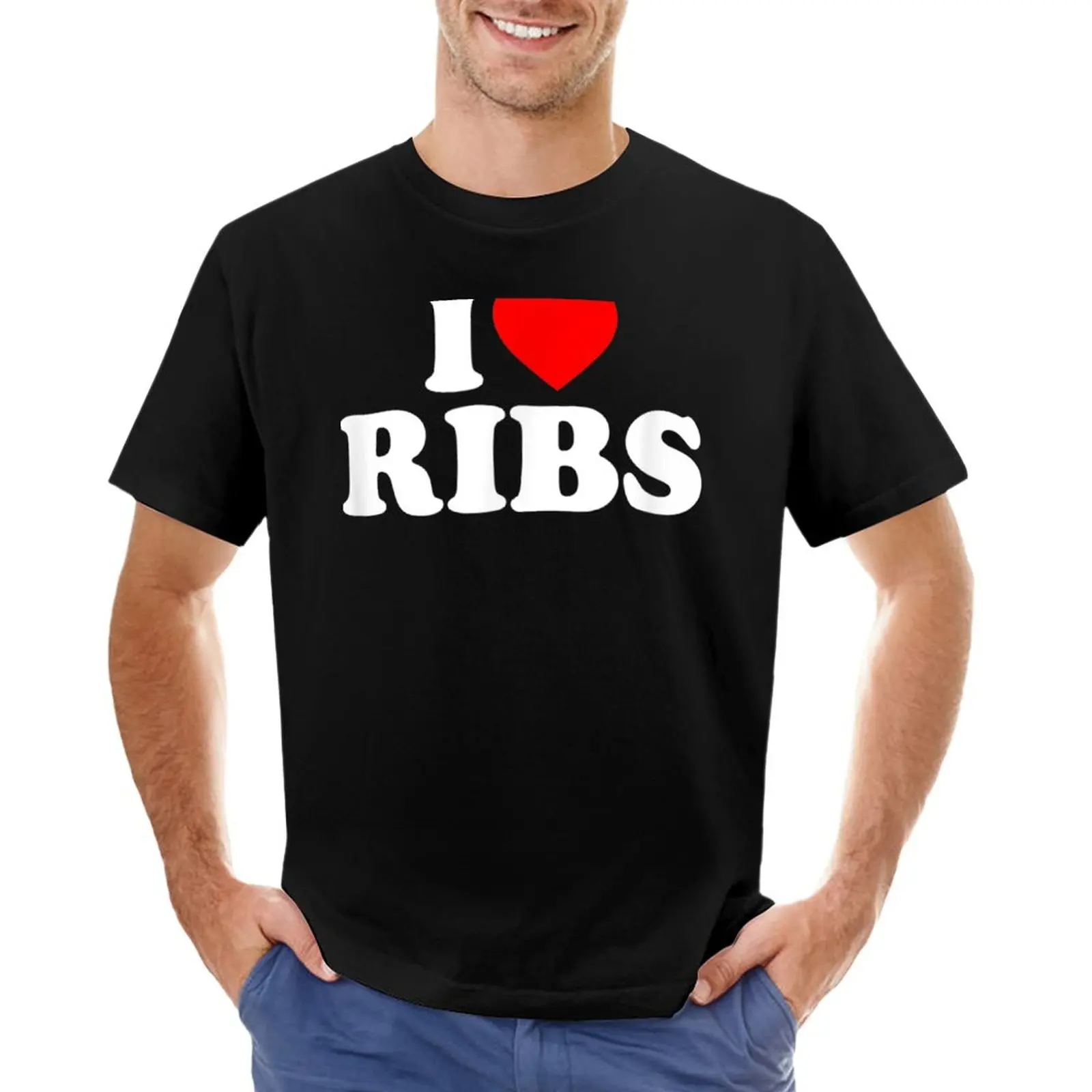 

I Love Ribs T-Shirt I Heart Ribs Shirt Food Lover T-Shirt aesthetic clothes tees funnys t shirts for men pack