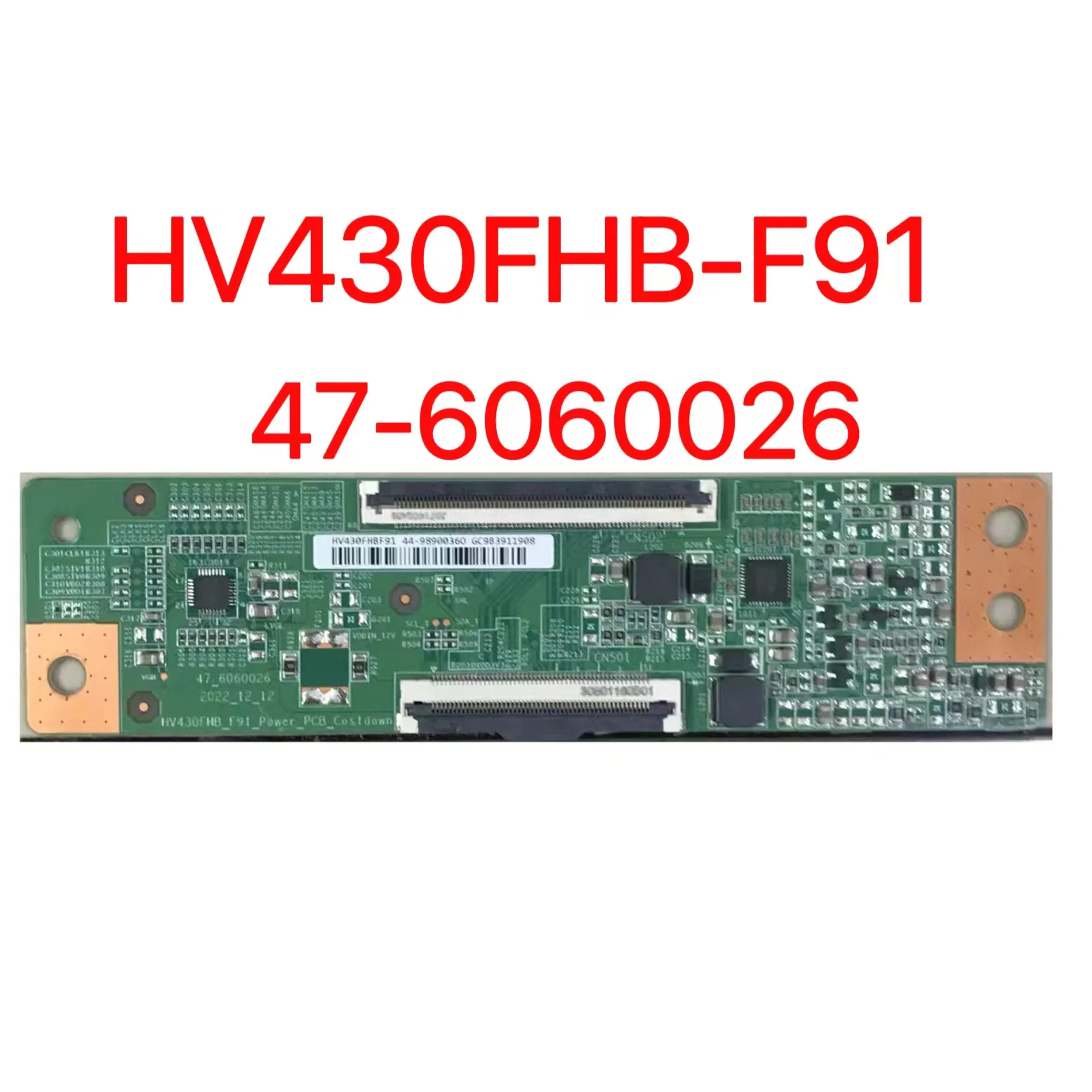 Used for L43MA-E logic board 47-6060026 HV430FHB-F91 white bar code HV430FHBF91